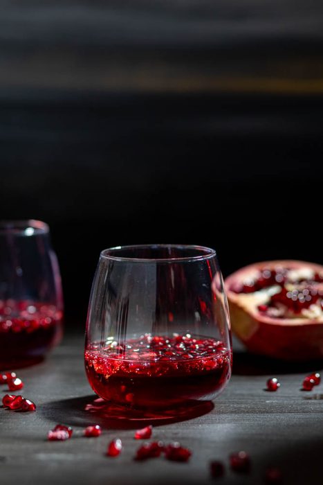 Drink mit Granatapfel